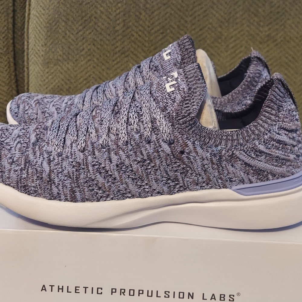 APL Women's Athletic Knit Shoes - Gray and White